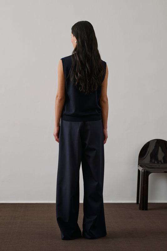 Pull Fargo - Navy - Laine - Femme