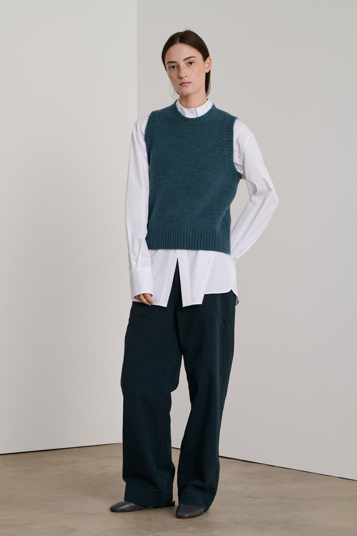 Pull Namaste - Émeraude - Femme vue 5